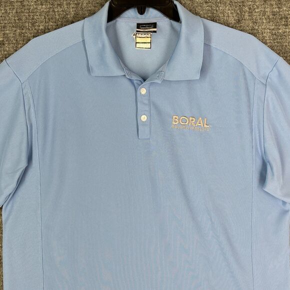 Nike Shirt Mens‎ XL Golf Polo Rugby Performance Microfiber Boral Dri Fit Heavy - Picture 3 of 13